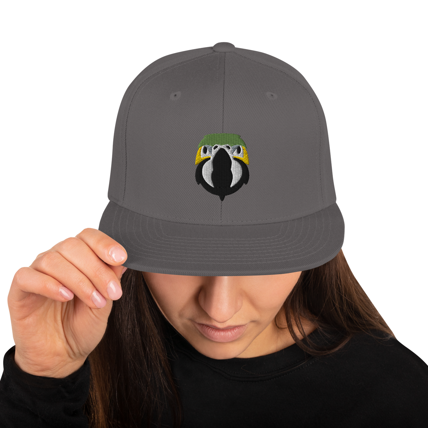 Zazu Parrot Face Embroidered Snapback