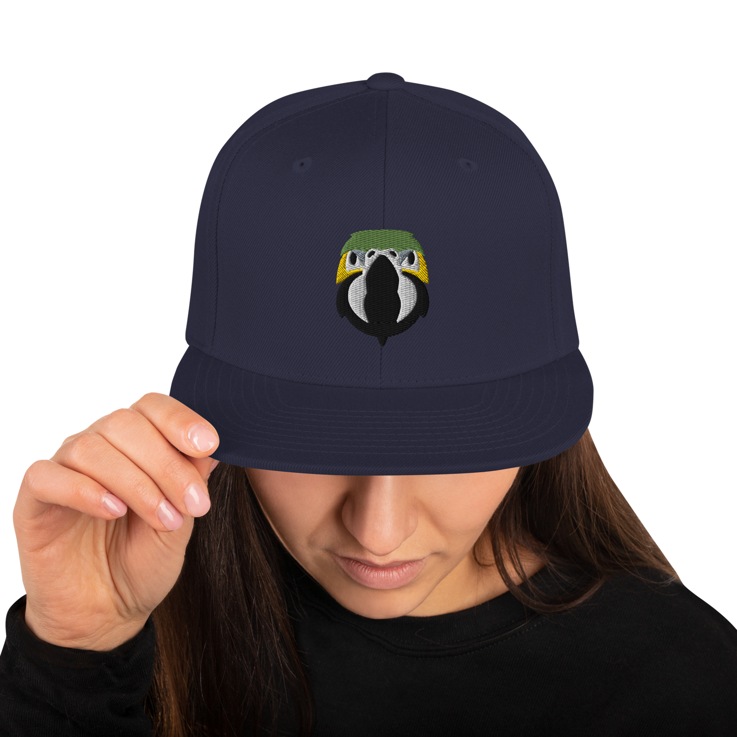 Zazu Parrot Face Embroidered Snapback