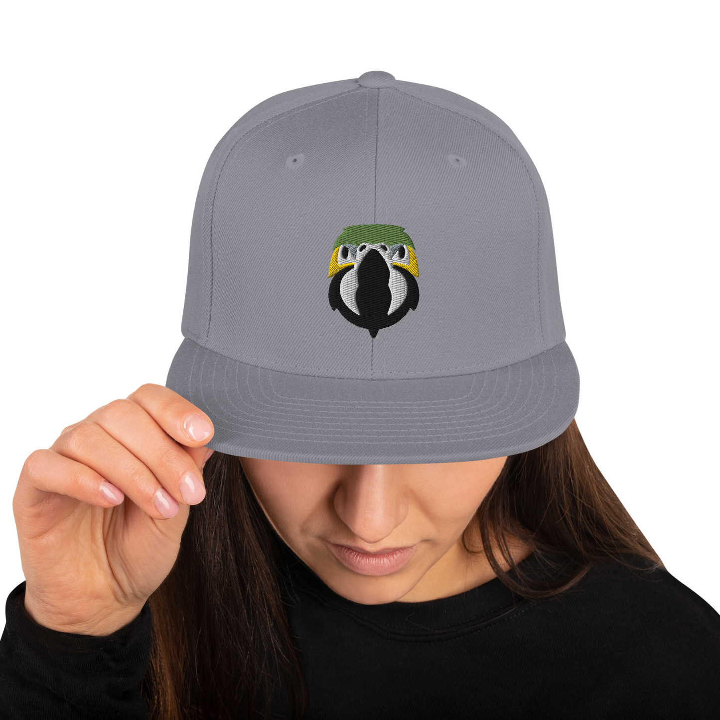 Zazu Parrot Face Embroidered Snapback