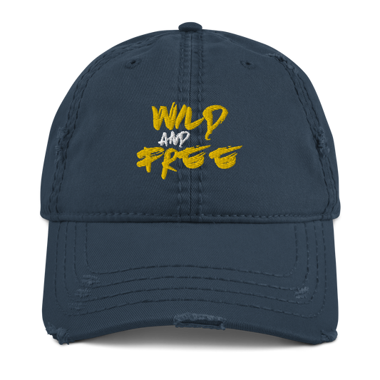 Wild and Free 3D Embroided Cap