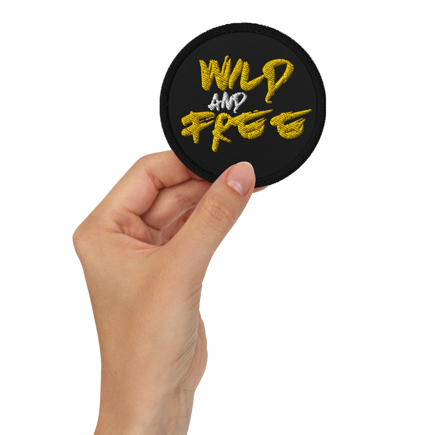 Wild And Free Embroidered patch