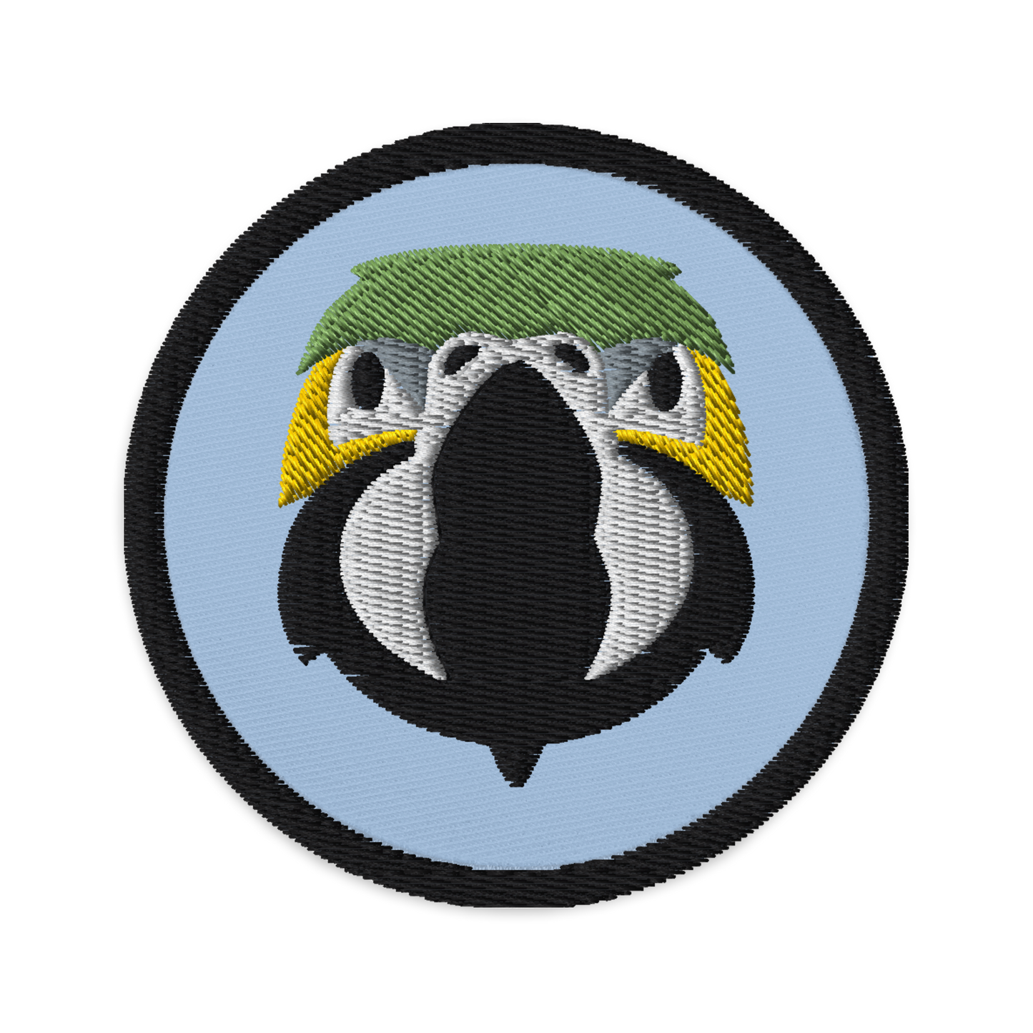 Zazu Parrot Face Embroidered Patch