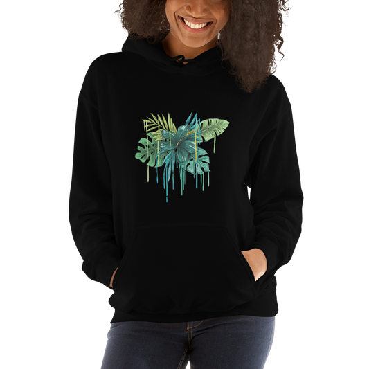 Tropical Drip Green Unisex Hoodie