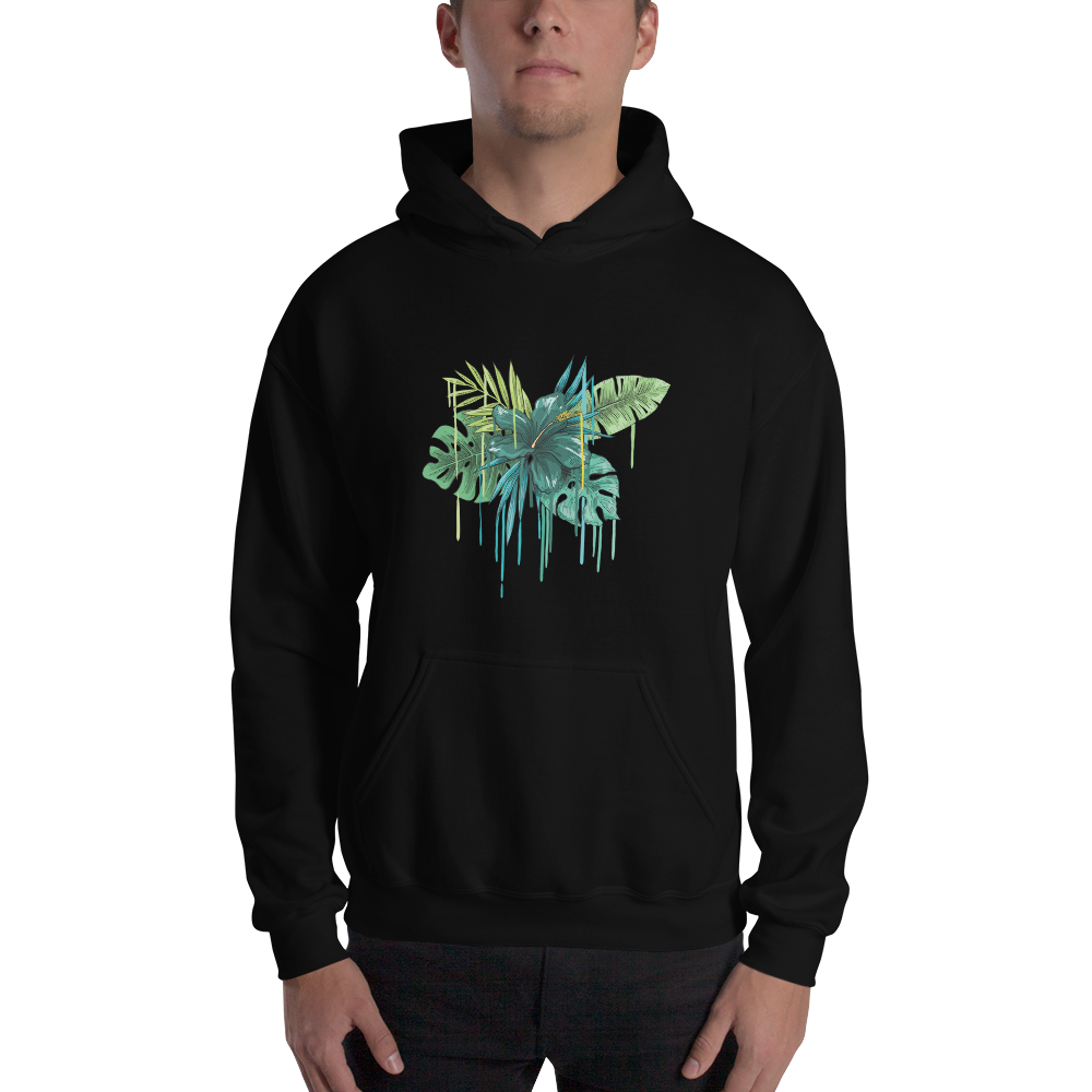 Tropical Drip Green Unisex Hoodie