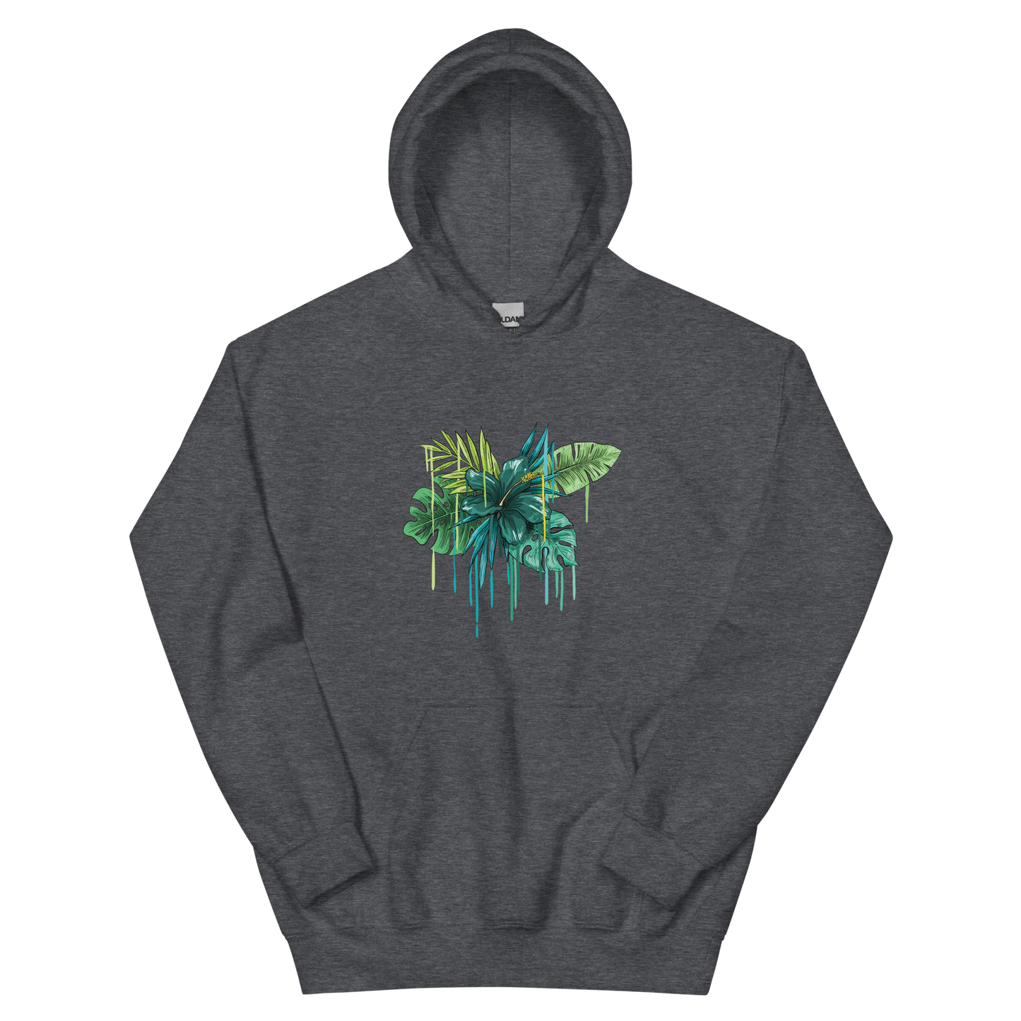 Tropical Drip Green Unisex Hoodie