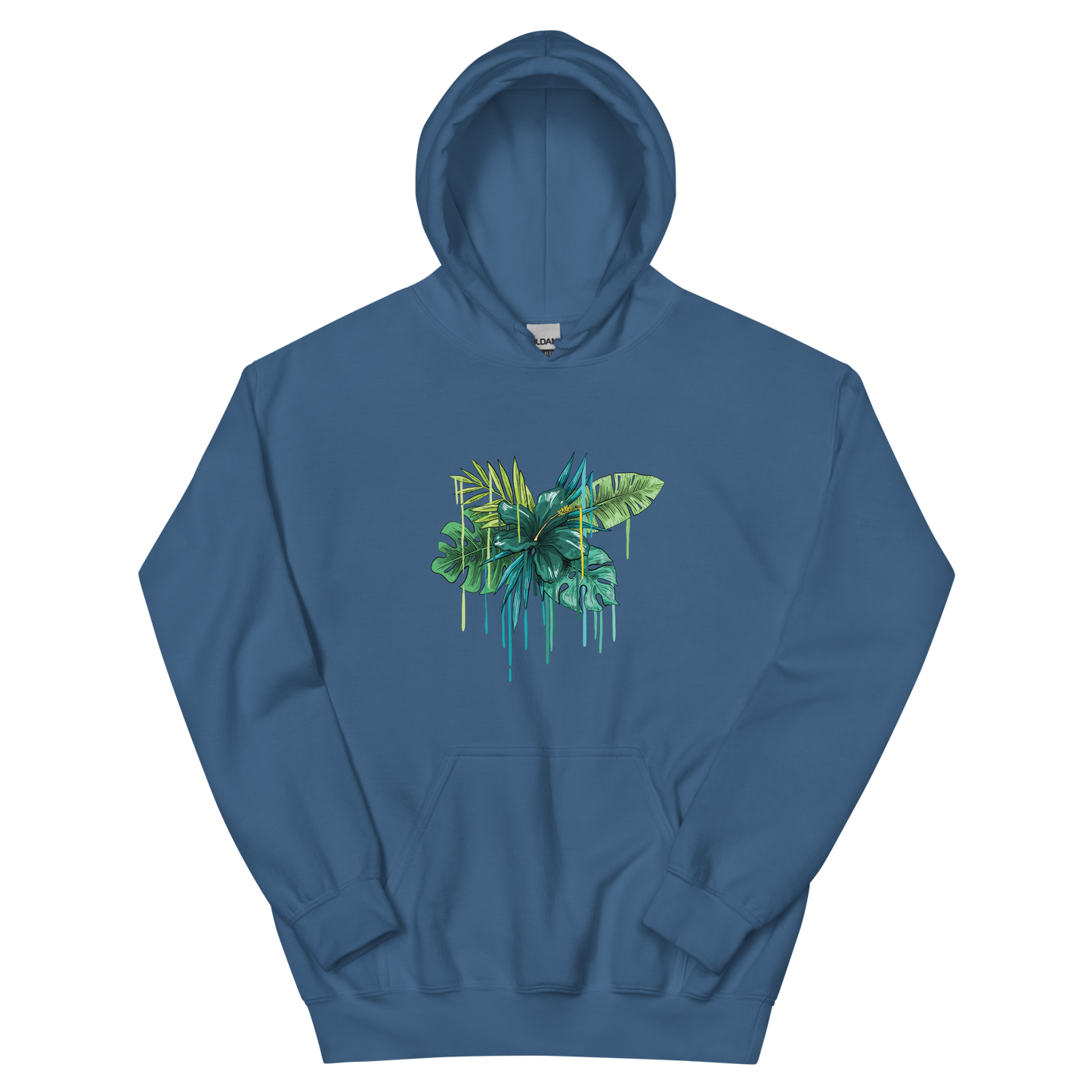 Tropical Drip Green Unisex Hoodie