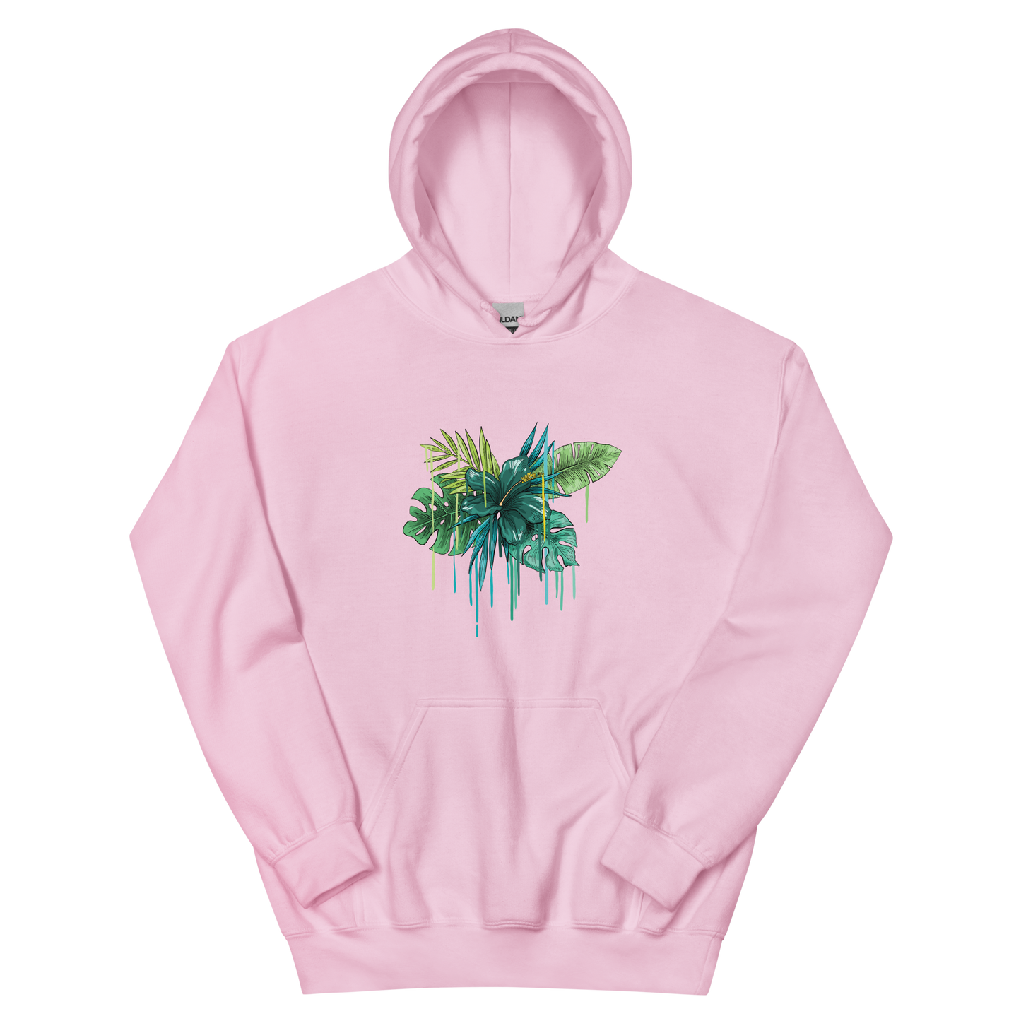 Tropical Drip Green Unisex Hoodie