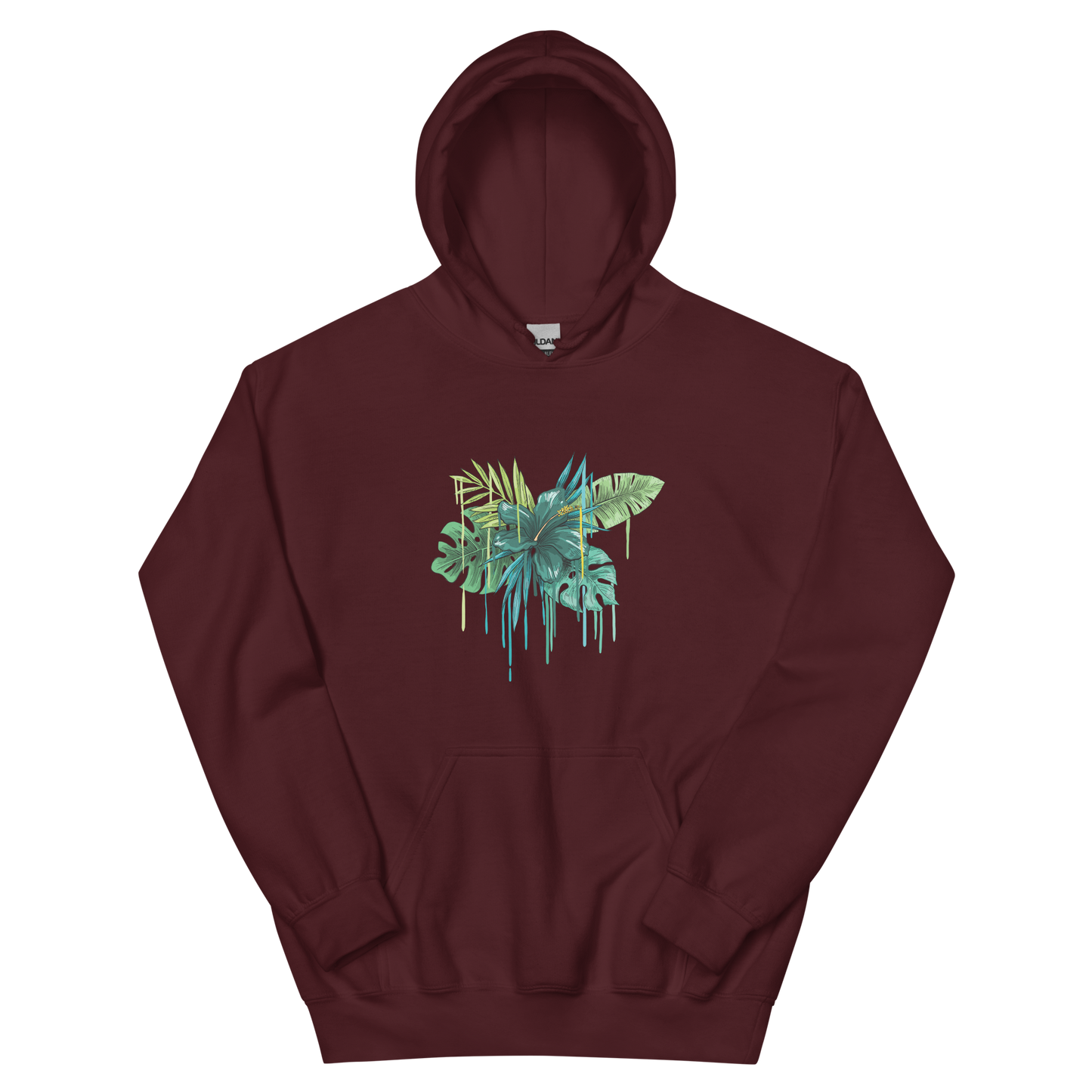 Tropical Drip Green Unisex Hoodie