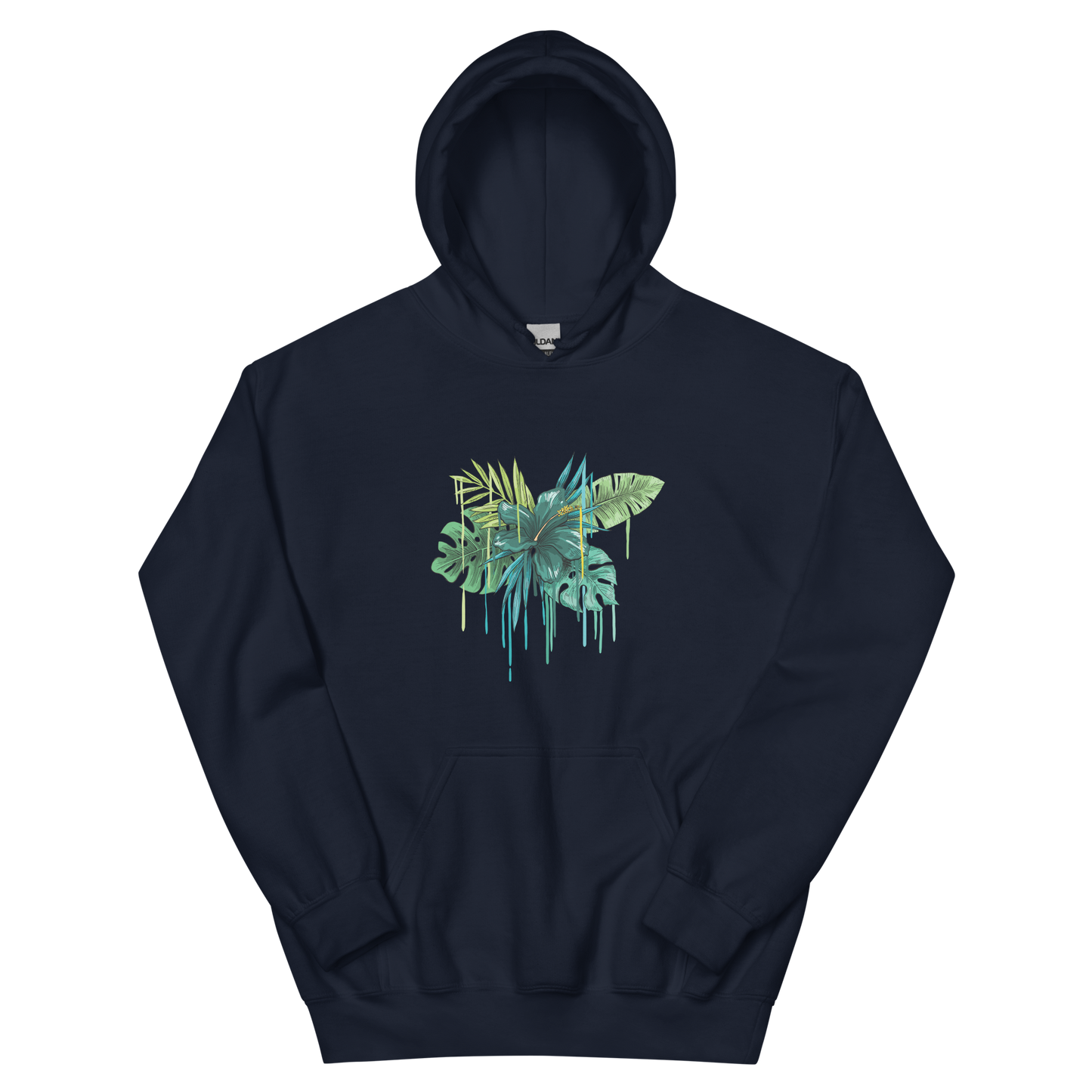 Tropical Drip Green Unisex Hoodie