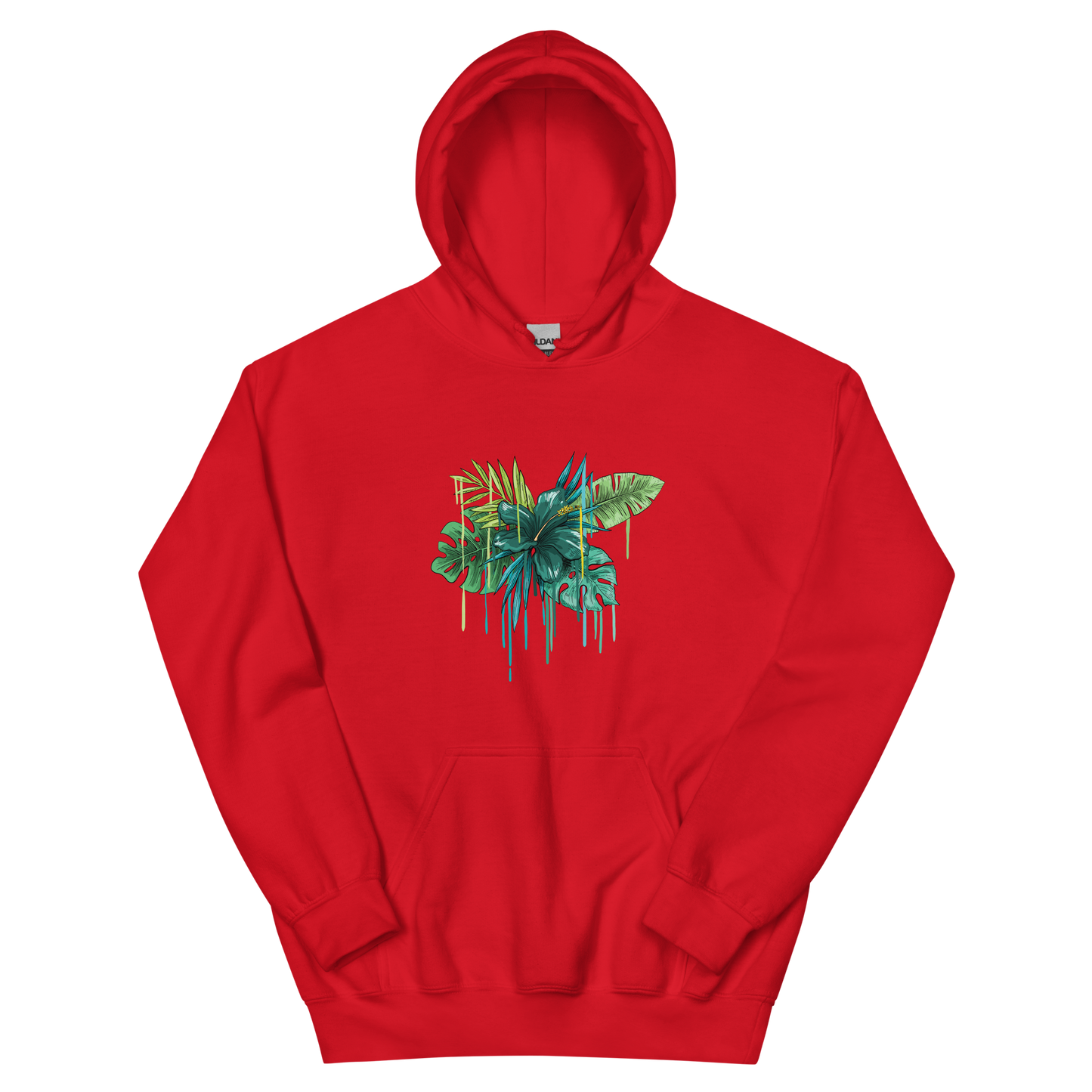 Tropical Drip Green Unisex Hoodie