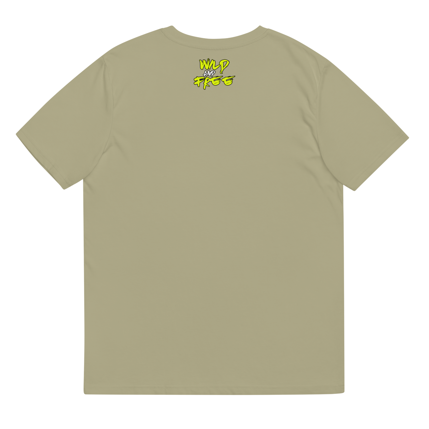 Tropical Drip Green Unisex Organic Cotton T-Shirt